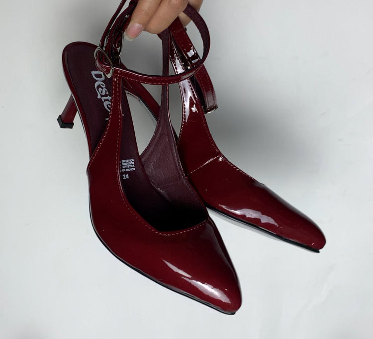 Stiletto correa doble